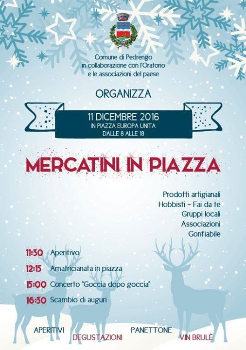 2016-12-11 Pedrengo Mercatini in piazza