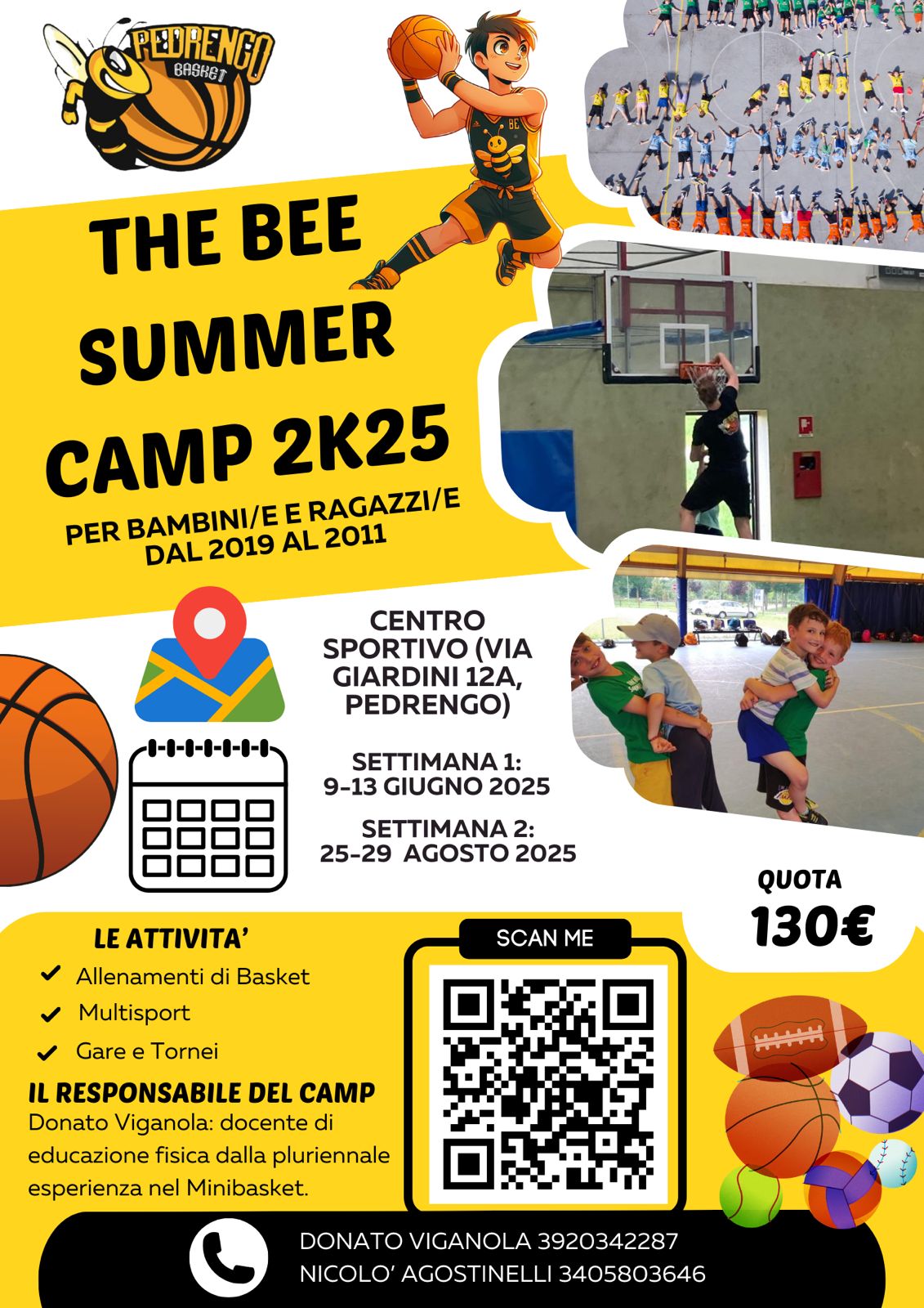 The bee Summer camp 2025